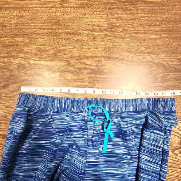 Karen Neuburger Live Love Lounge Blue Heather Striped Pajama Pants Size XL - Picture 9 of 9